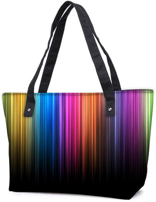 

Snoogg Pack Of 2 Falling Colors Combo Tote Shopping Grocery Bag With Coin Pencil Purse Shoulder Bag(Multicolor, 5 L)