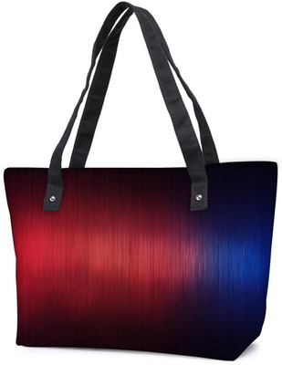 

Snoogg Pack Of 2 Woollen Red Blue Design Combo Tote Shopping Grocery Bag With Coin Pencil Purse Shoulder Bag(Multicolor, 15 L)