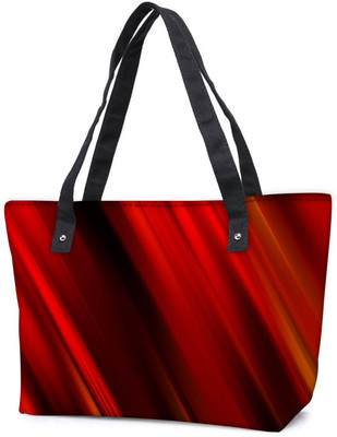 

Snoogg Pack Of 2 Abstract Red Colour Combo Tote Shopping Grocery Bag With Coin Pencil Purse Shoulder Bag(Multicolor, 15 L)