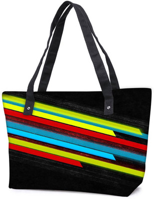 

Snoogg Pack Of 2 Meteor Shower 2407 Combo Tote Shopping Grocery Bag With Coin Pencil Purse Shoulder Bag(Multicolor, 5 L)