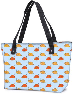 

Snoogg Pack Of 2 Opposite Leaves Blue Combo Tote Shopping Grocery Bag With Coin Pencil Purse Shoulder Bag(Multicolor, 15 L)