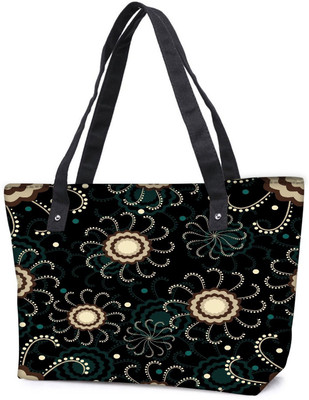 

Snoogg Pack Of 2 Red Pattern Design Combo Tote Shopping Grocery Bag With Coin Pencil Purse Shoulder Bag(Multicolor, 5 L)