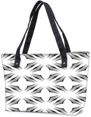 

Snoogg Pack Of 2 Abstract Pattern Combo Tote Shopping Grocery Bag With Coin Pencil Purse Shoulder Bag(Multicolor, 5 L)