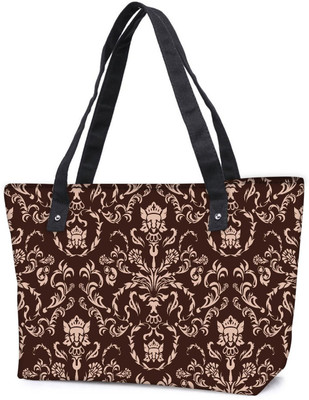 

Snoogg Pack Of 2 Cream Pattern Combo Tote Shopping Grocery Bag With Coin Pencil Purse Shoulder Bag(Multicolor, 15 L)
