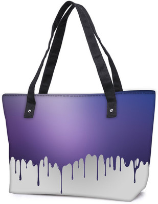 

Snoogg Pack Of 2 Paint Droplets Combo Tote Shopping Grocery Bag With Coin Pencil Purse Shoulder Bag(Multicolor, 15 L)
