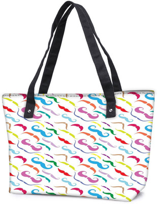 

Snoogg Pack Of 2 Types Of Movember Combo Tote Shopping Grocery Bag With Coin Pencil Purse Shoulder Bag(Multicolor, 5 L)