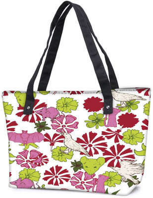 

Snoogg Pack Of 2 Birds And Rats Combo Tote Shopping Grocery Bag With Coin Pencil Purse Shoulder Bag(Multicolor, 15 L)