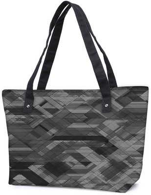 

Snoogg Pack Of 2 Space Black Abstract Combo Tote Shopping Grocery Bag With Coin Pencil Purse Shoulder Bag(Multicolor, 15 L)