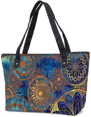 

Snoogg Pack Of 2 Antique Formations Combo Tote Shopping Grocery Bag With Coin Pencil Purse Shoulder Bag(Multicolor, 15 L)