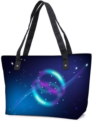 

Snoogg Pack Of 2 Sparkling Circles Combo Tote Shopping Grocery Bag With Coin Pencil Purse Shoulder Bag(Multicolor, 5 L)