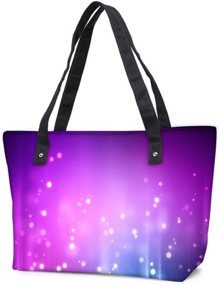 

Snoogg Pack Of 2 Purple Background Pattern Design Combo Tote Shopping Grocery Bag With Coin Pencil Purse Shoulder Bag(Multicolor, 15 L)