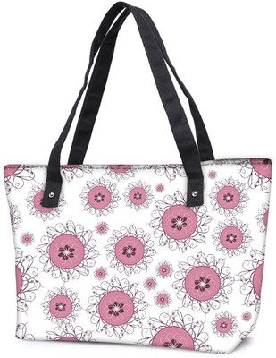 

Snoogg Pack Of 2 Pink Circles Combo Tote Shopping Grocery Bag With Coin Pencil Purse Shoulder Bag(Multicolor, 15 L)