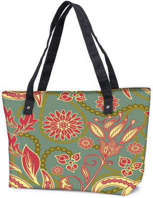 

Snoogg Pack Of 2 Yellow Petals Combo Tote Shopping Grocery Bag With Coin Pencil Purse Shoulder Bag(Multicolor, 5 L)
