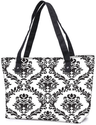 

Snoogg Pack Of 2 Grey Spaced Pattern Combo Tote Shopping Grocery Bag With Coin Pencil Purse Shoulder Bag(Multicolor, 5 L)
