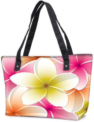 

Snoogg Pack Of 2 All Purpose Bright Frangipani Card In Vector Format Combo Tote Shopping Grocery Bag With Coin Pencil Purse Shoulder Bag(Multicolor, 5 L)