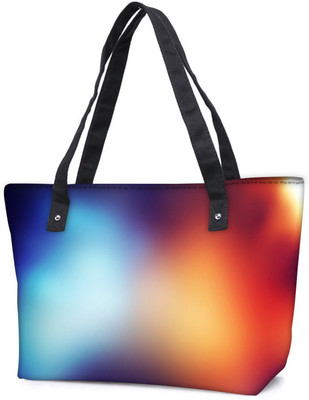 

Snoogg Pack Of 2 Blue And Orange Faded Design Combo Tote Shopping Grocery Bag With Coin Pencil Purse Shoulder Bag(Multicolor, 15 L)