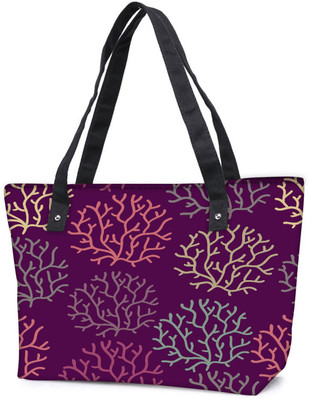 

Snoogg Pack Of 2 Seamless Pattern With Leaf Seamless Texture Can Be Used For Wallpaper Combo Tote Shopping Grocery Bag With Coin Pencil Purse Shoulder Bag(Multicolor, 15 L)