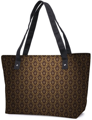 

Snoogg Pack Of 2 Brown Pattern Layer Combo Tote Shopping Grocery Bag With Coin Pencil Purse Shoulder Bag(Multicolor, 5 L)