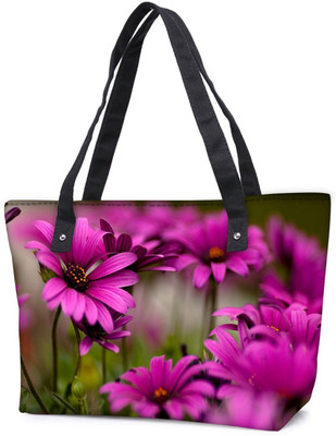

Snoogg Pack Of 2 White Flower On Tree Combo Tote Shopping Grocery Bag With Coin Pencil Purse Shoulder Bag(Multicolor, 5 L)