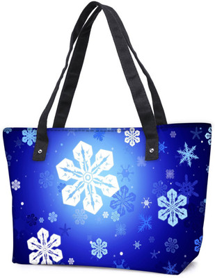 

Snoogg Pack Of 2 Abstract Christmas Pattern Combo Tote Shopping Grocery Bag With Coin Pencil Purse Shoulder Bag(Multicolor, 5 L)