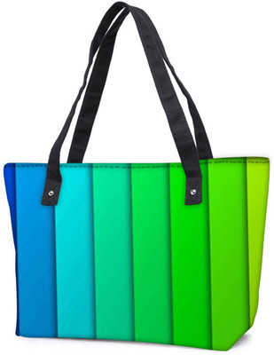 

Snoogg Pack Of 2 Flow Design 2379 Combo Tote Shopping Grocery Bag With Coin Pencil Purse Shoulder Bag(Multicolor, 15 L)