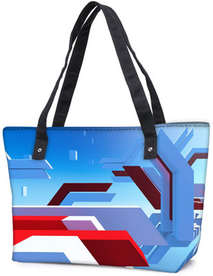 

Snoogg Pack Of 2 Mirrors Edge Combo Tote Shopping Grocery Bag With Coin Pencil Purse Shoulder Bag(Multicolor, 5 L)