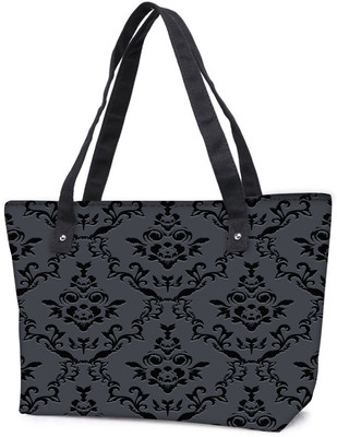 

Snoogg Pack Of 2 Silvery Pattern Combo Tote Shopping Grocery Bag With Coin Pencil Purse Shoulder Bag(Multicolor, 5 L)