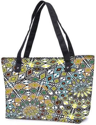 

Snoogg Pack Of 2 Yellow Dried Leaves Combo Tote Shopping Grocery Bag With Coin Pencil Purse Shoulder Bag(Multicolor, 15 L)
