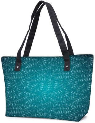 

Snoogg Pack Of 2 White Small Leaves Combo Tote Shopping Grocery Bag With Coin Pencil Purse Shoulder Bag(Multicolor, 5 L)
