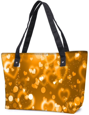 

Snoogg Pack Of 2 Abstract Heart Design Combo Tote Shopping Grocery Bag With Coin Pencil Purse Shoulder Bag(Multicolor, 15 L)