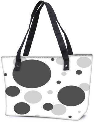 

Snoogg Pack Of 2 Grey Blocks Combo Tote Shopping Grocery Bag With Coin Pencil Purse Shoulder Bag(Multicolor, 5 L)