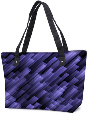 

Snoogg Pack Of 2 Abstract Violet Background Combo Tote Shopping Grocery Bag With Coin Pencil Purse Shoulder Bag(Multicolor, 5 L)