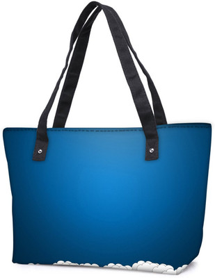 

Snoogg Pack Of 2 Blue And White Clouds Combo Tote Shopping Grocery Bag With Coin Pencil Purse Shoulder Bag(Multicolor, 5 L)