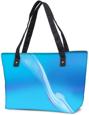 

Snoogg Pack Of 2 Wavy Pathway Design Combo Tote Shopping Grocery Bag With Coin Pencil Purse Shoulder Bag(Multicolor, 5 L)