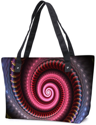

Snoogg Pack Of 2 Colourful Black Hole 2535 Combo Tote Shopping Grocery Bag With Coin Pencil Purse Shoulder Bag(Multicolor, 5 L)