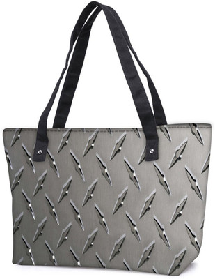 

Snoogg Pack Of 2 Grey Steel Combo Tote Shopping Grocery Bag With Coin Pencil Purse Shoulder Bag(Multicolor, 5 L)