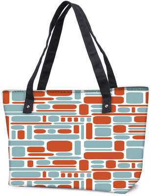 

Snoogg Pack Of 2 Mixed Color Pattern Combo Tote Shopping Grocery Bag With Coin Pencil Purse Shoulder Bag(Multicolor, 5 L)
