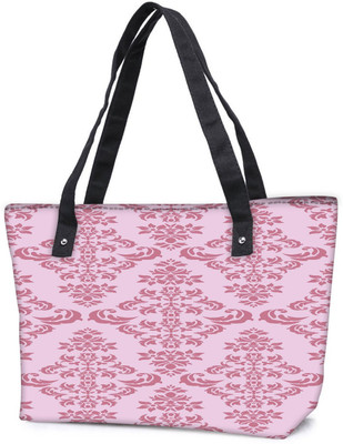 

Snoogg Pack Of 2 Pink Pattern Combo Tote Shopping Grocery Bag With Coin Pencil Purse Shoulder Bag(Multicolor, 5 L)