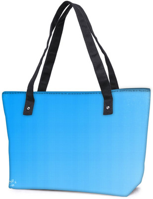 

Snoogg Pack Of 2 Blue No Wall Combo Tote Shopping Grocery Bag With Coin Pencil Purse Shoulder Bag(Multicolor, 5 L)