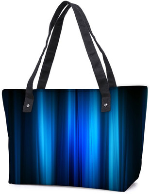 

Snoogg Pack Of 2 Abstract Dark Blue Combo Tote Shopping Grocery Bag With Coin Pencil Purse Shoulder Bag(Multicolor, 5 L)