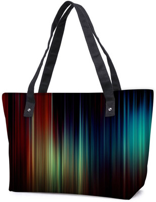 

Snoogg Pack Of 2 Vivid Multicolor Combo Tote Shopping Grocery Bag With Coin Pencil Purse Shoulder Bag(Multicolor, 5 L)