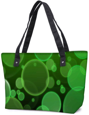 

Snoogg Pack Of 2 Green Surface Combo Tote Shopping Grocery Bag With Coin Pencil Purse Shoulder Bag(Multicolor, 15 L)