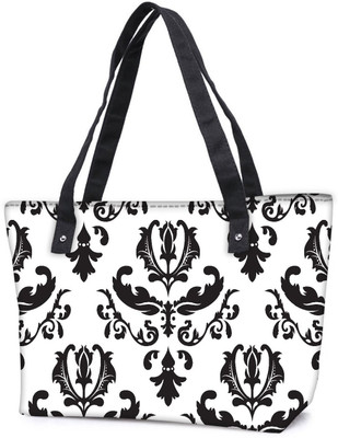

Snoogg Pack Of 2 String Pattern Combo Tote Shopping Grocery Bag With Coin Pencil Purse Shoulder Bag(Multicolor, 15 L)