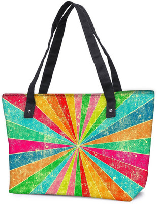 

Snoogg Pack Of 2 Varient Design Pattern Combo Tote Shopping Grocery Bag With Coin Pencil Purse Shoulder Bag(Multicolor, 5 L)