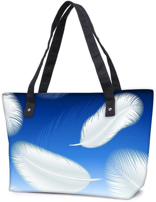 

Snoogg Pack Of 2 Feathers Vector Combo Tote Shopping Grocery Bag With Coin Pencil Purse Shoulder Bag(Multicolor, 5 L)