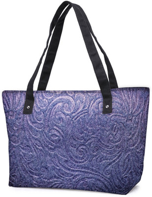 

Snoogg Pack Of 2 Blue Abstract Combo Tote Shopping Grocery Bag With Coin Pencil Purse Shoulder Bag(Multicolor, 15 L)