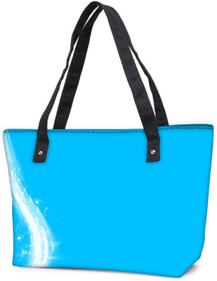 

Snoogg Pack Of 2 Sprakling Strip From The Side Combo Tote Shopping Grocery Bag With Coin Pencil Purse Shoulder Bag(Multicolor, 15 L)