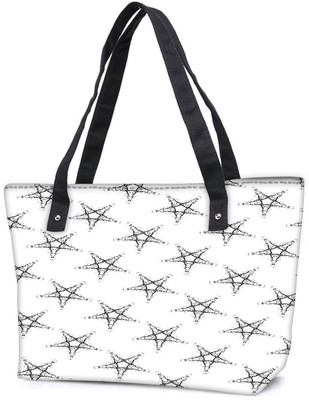 

Snoogg Pack Of 2 Plenty Of Stars Combo Tote Shopping Grocery Bag With Coin Pencil Purse Shoulder Bag(Multicolor, 15 L)