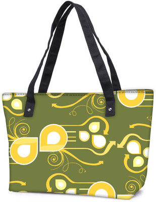 

Snoogg Pack Of 2 Pattern Multicolor Design Combo Tote Shopping Grocery Bag With Coin Pencil Purse Shoulder Bag(Multicolor, 15 L)