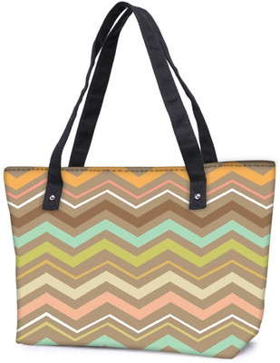 

Snoogg Pack Of 2 Aztec Designs Combo Tote Shopping Grocery Bag With Coin Pencil Purse Shoulder Bag(Multicolor, 15 L)